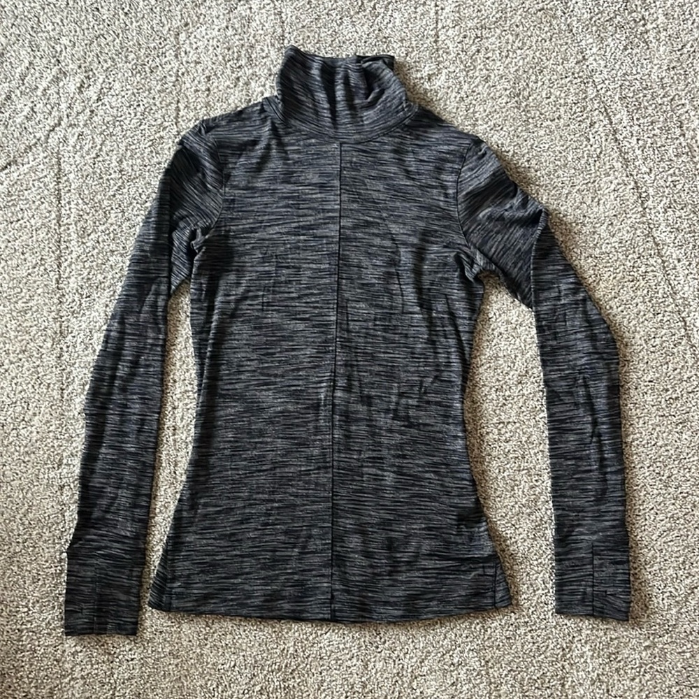 Lululemon Heather Gray Pullover Open Back